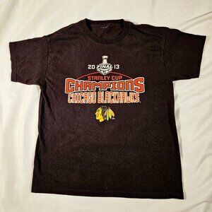 Chicago‎ Blackhawks 2013 Stanley Cup Tshirt - Childs M - Ages 8-10